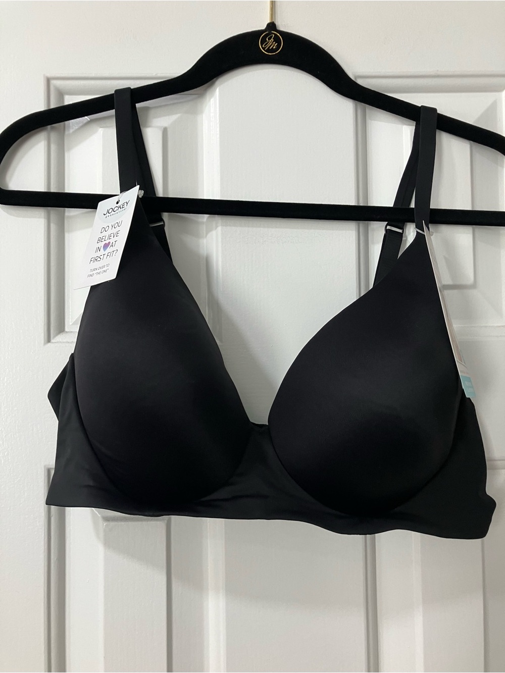 Jockey Black Smooth Wireless T-Shirt Bra